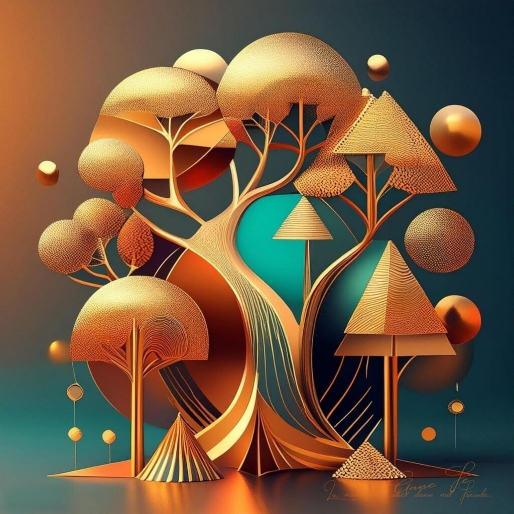 Bäume Surrealismus - Dada