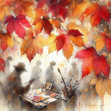 Die Pinsel des Herbstes