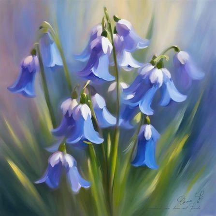 Glockenblumen - Bluebells 