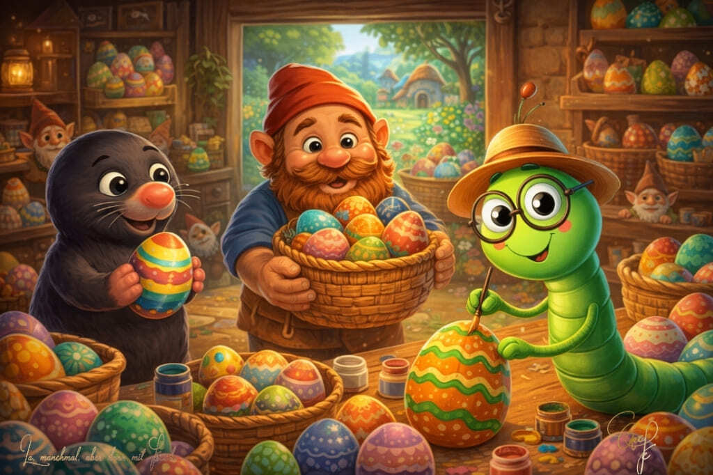 Das Muster-Ei - Easter in Dwarf Village