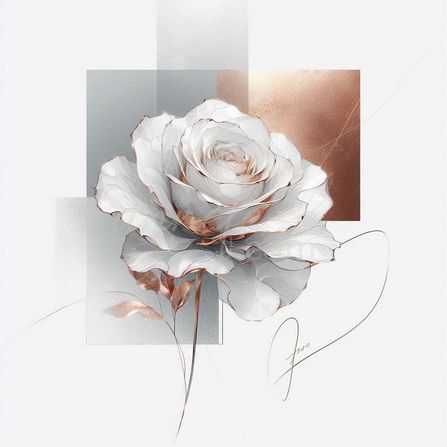Rosenblüte 