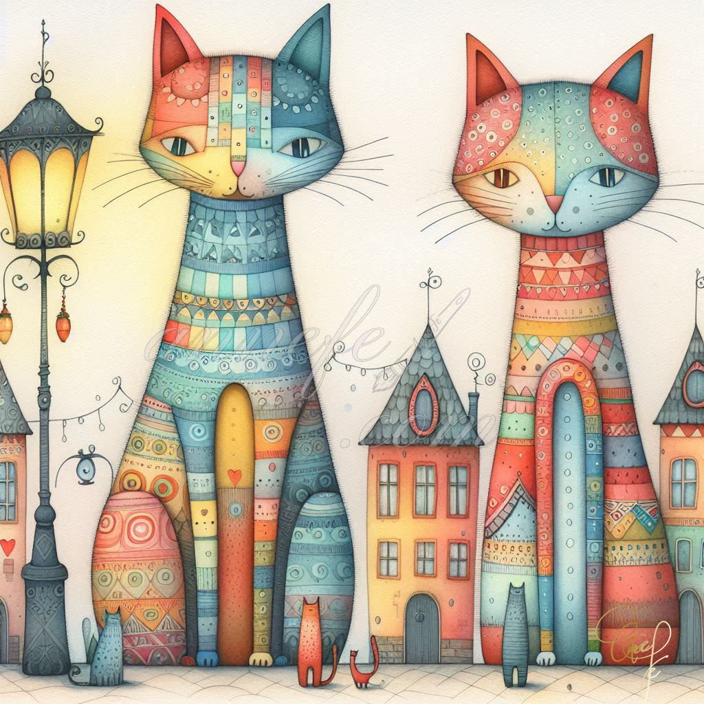 Whimsical Cats